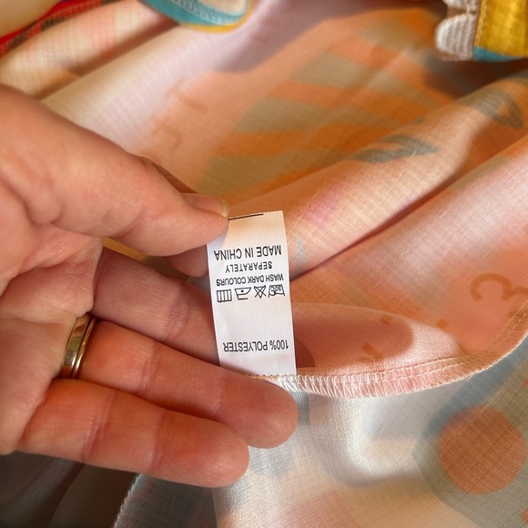 Sunday Up Beach Colorful Maxi Dress Sz L - Picture 6 of 8